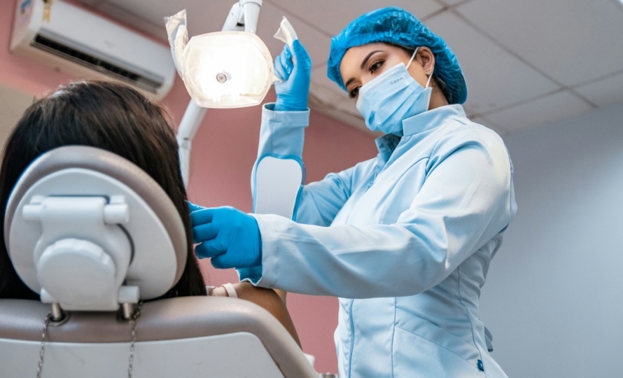 Teeth cleaning at Michiana Family Dental in South Bend, IN